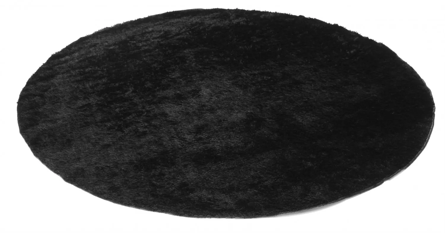 Runda mattor - Cosy (negro)