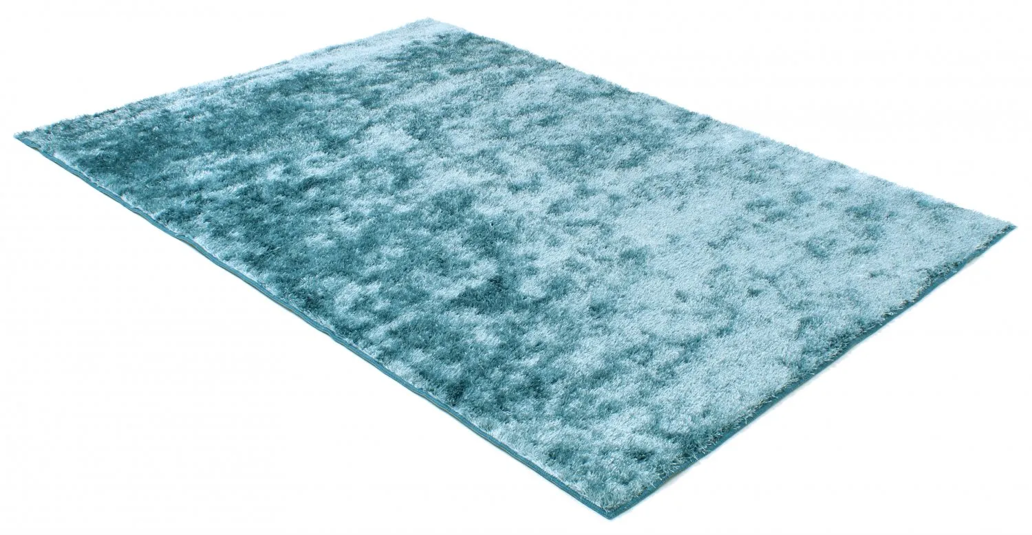 Alfombras de pelo largo - Cosy (azul-verde)