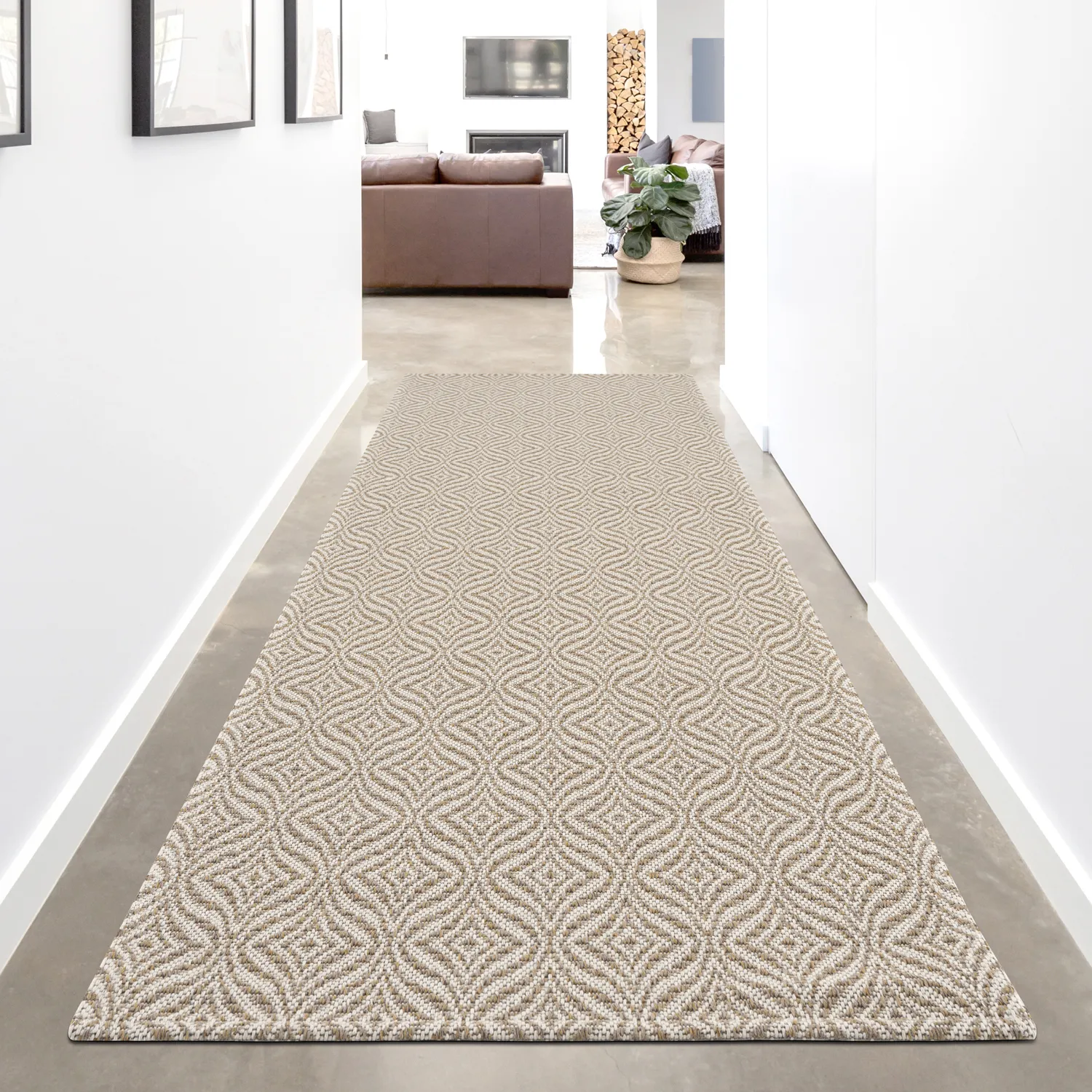Alfombra de algodón - Hvitanes (beige)