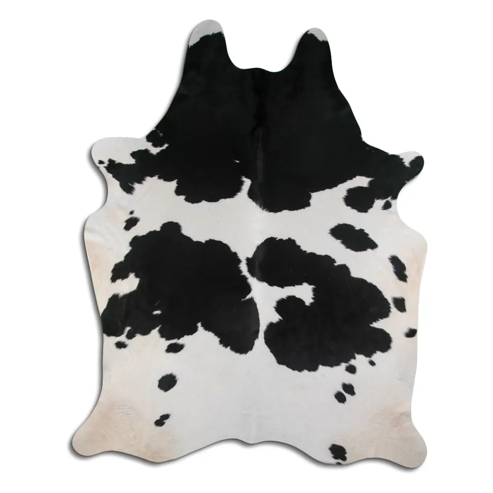 Piel de vaca - negro/blanco 56