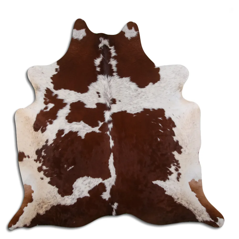 Piel de vaca - Marrón-blanco 66