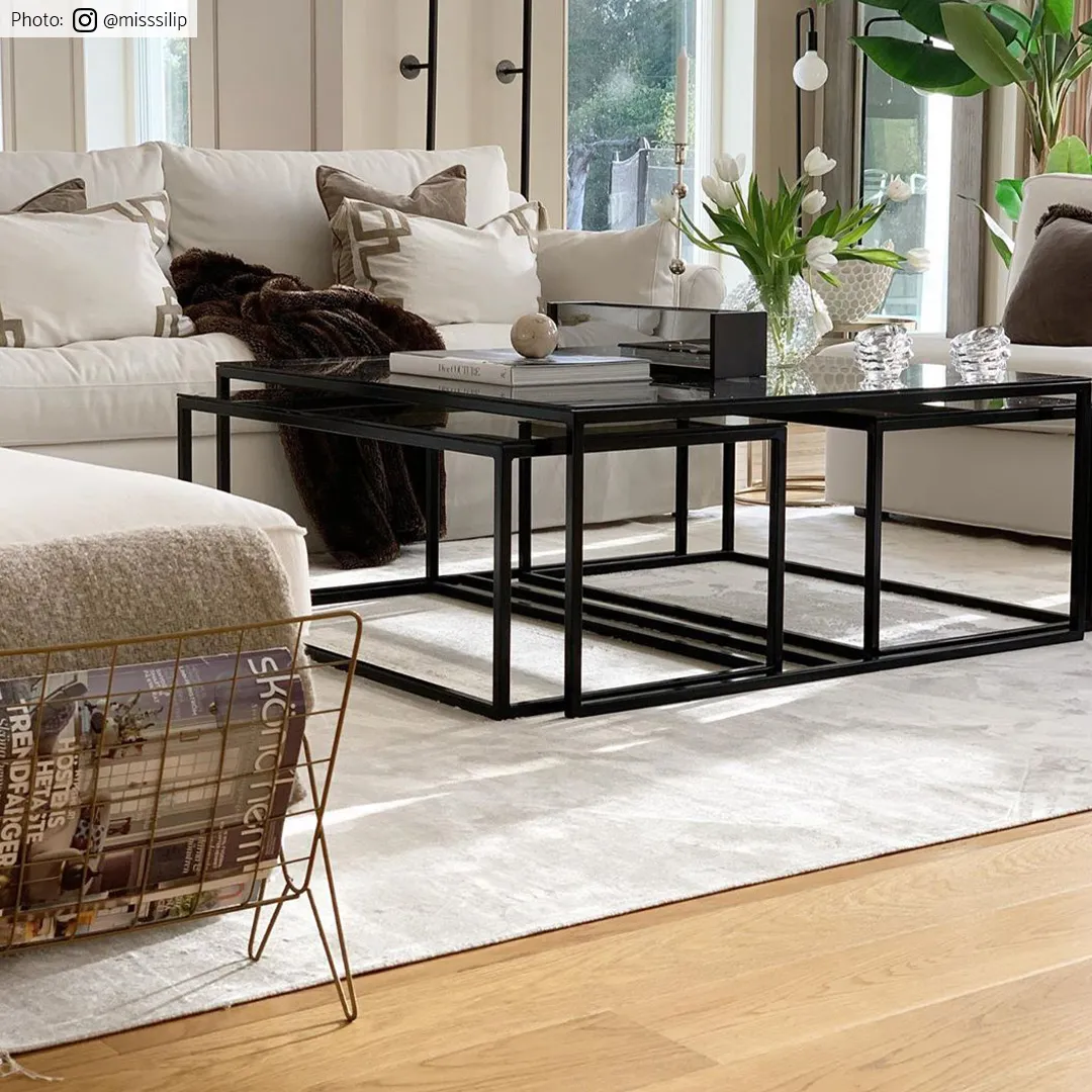 Alfombra Wilton - Art Silk (gris/beige)