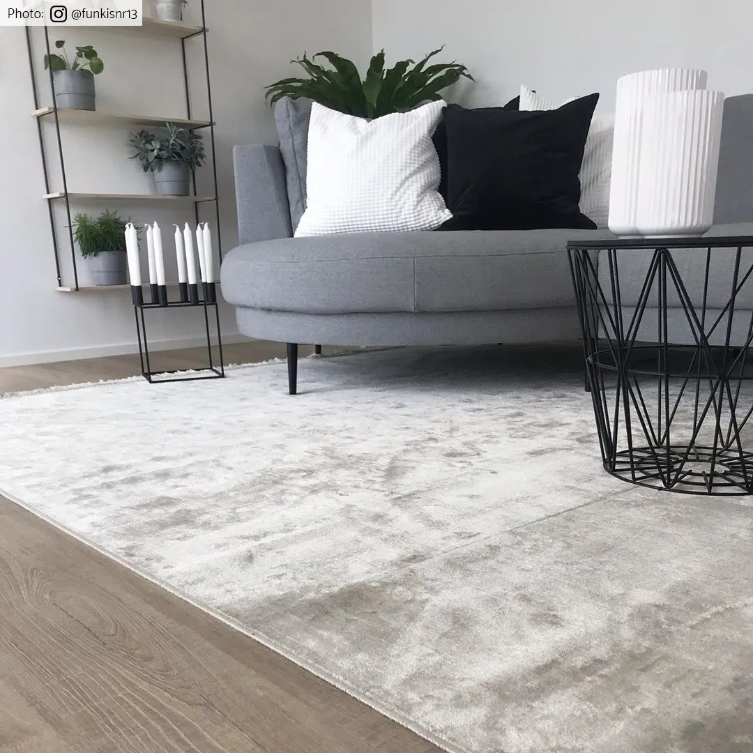Alfombra Wilton - Art Silk (gris/beige)