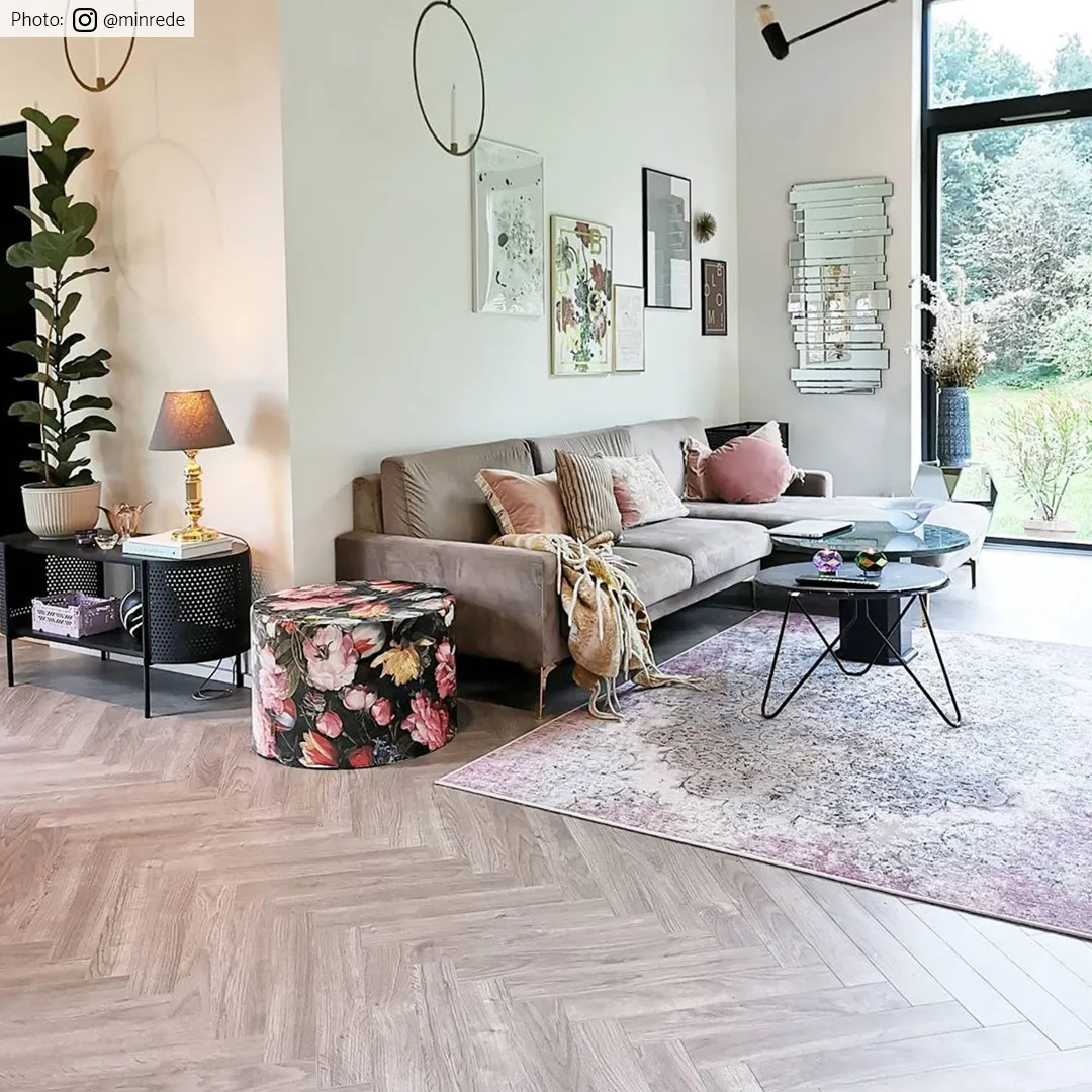 Alfombra Wilton - Badem (rosa/multi)