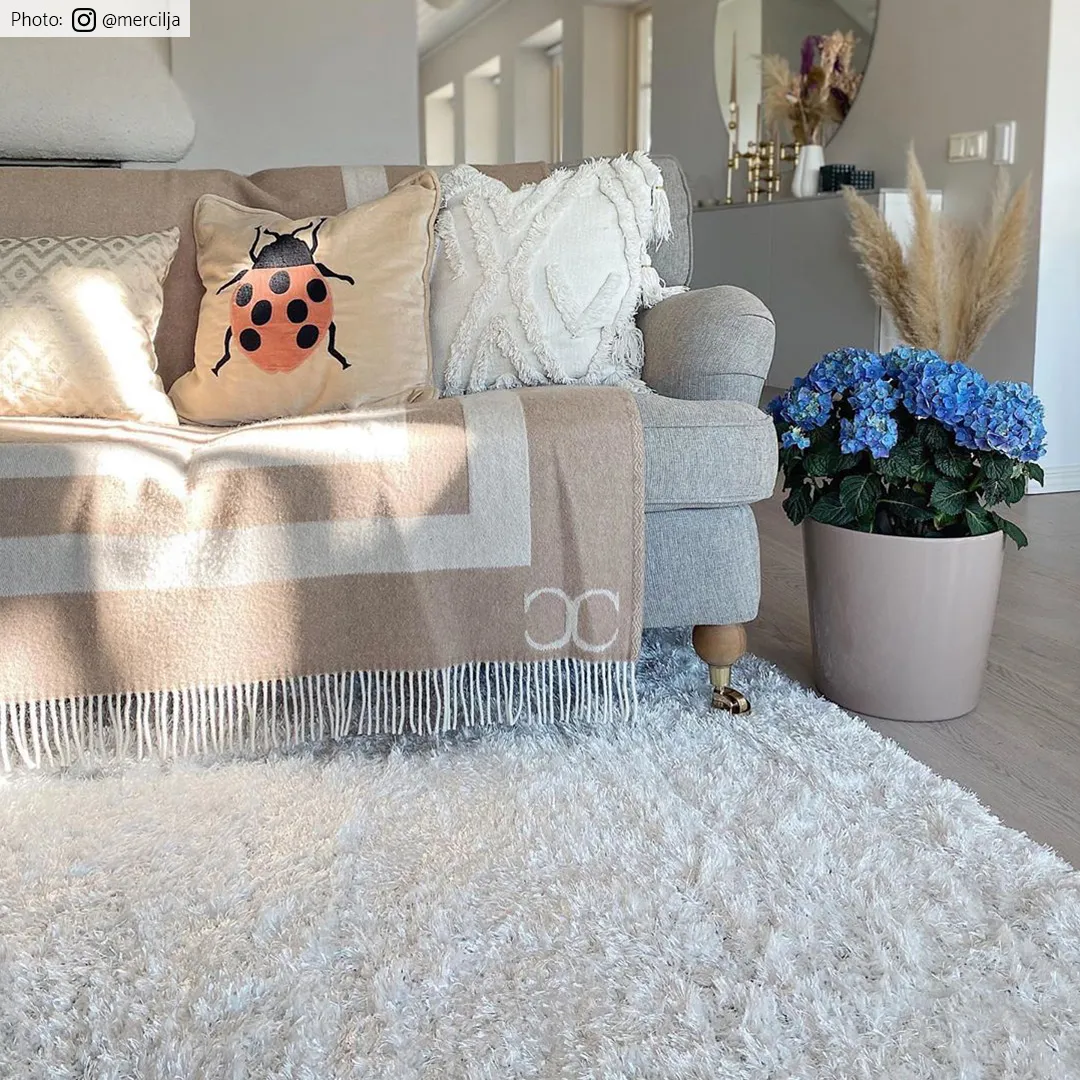Alfombras de pelo largo - Cosy (blanco)