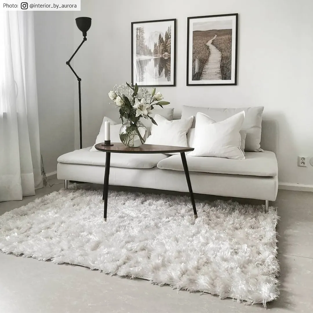 Alfombras de pelo largo - Janjira (blanco)