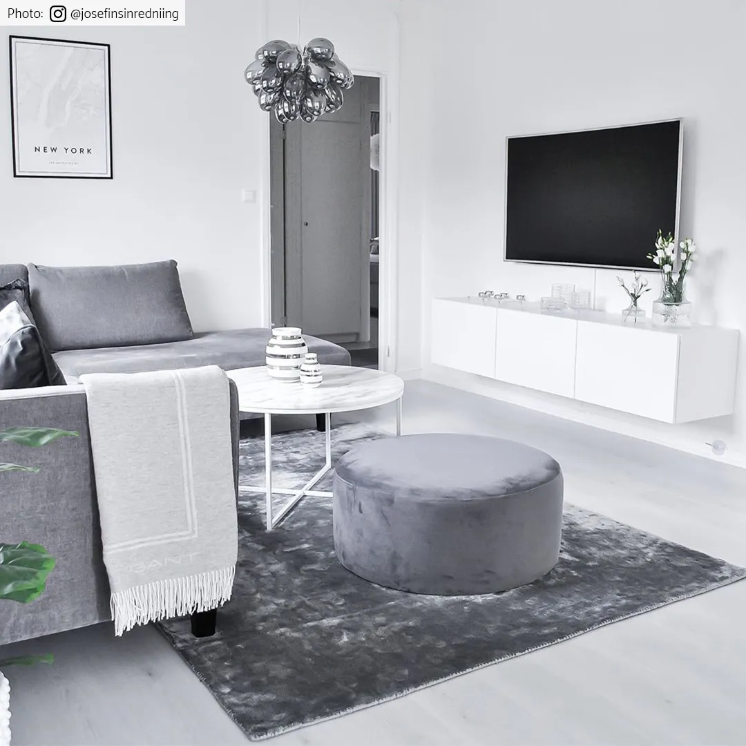 Alfombra de Viscosa - Jodhpur Special Luxury Edition (gris)