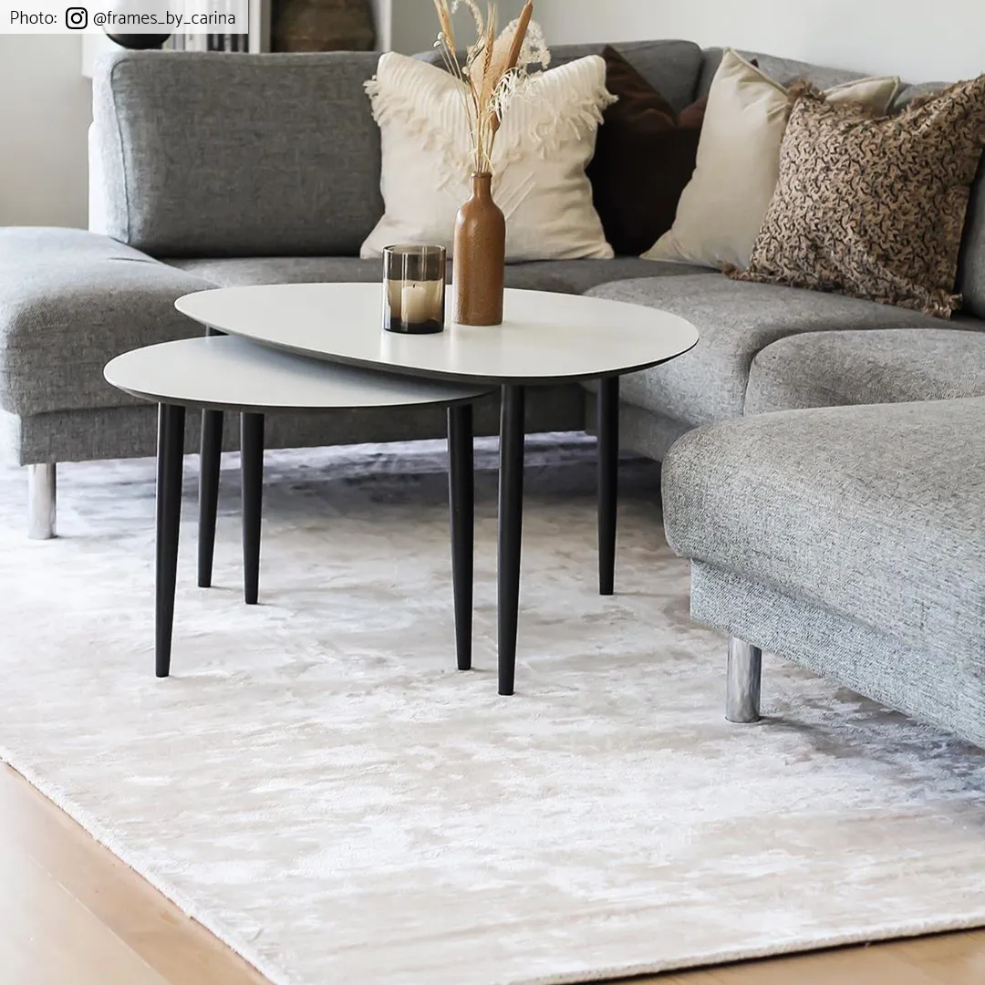 Alfombras redondeadas - Jodhpur Special Luxury Edition Viscosa (beige)