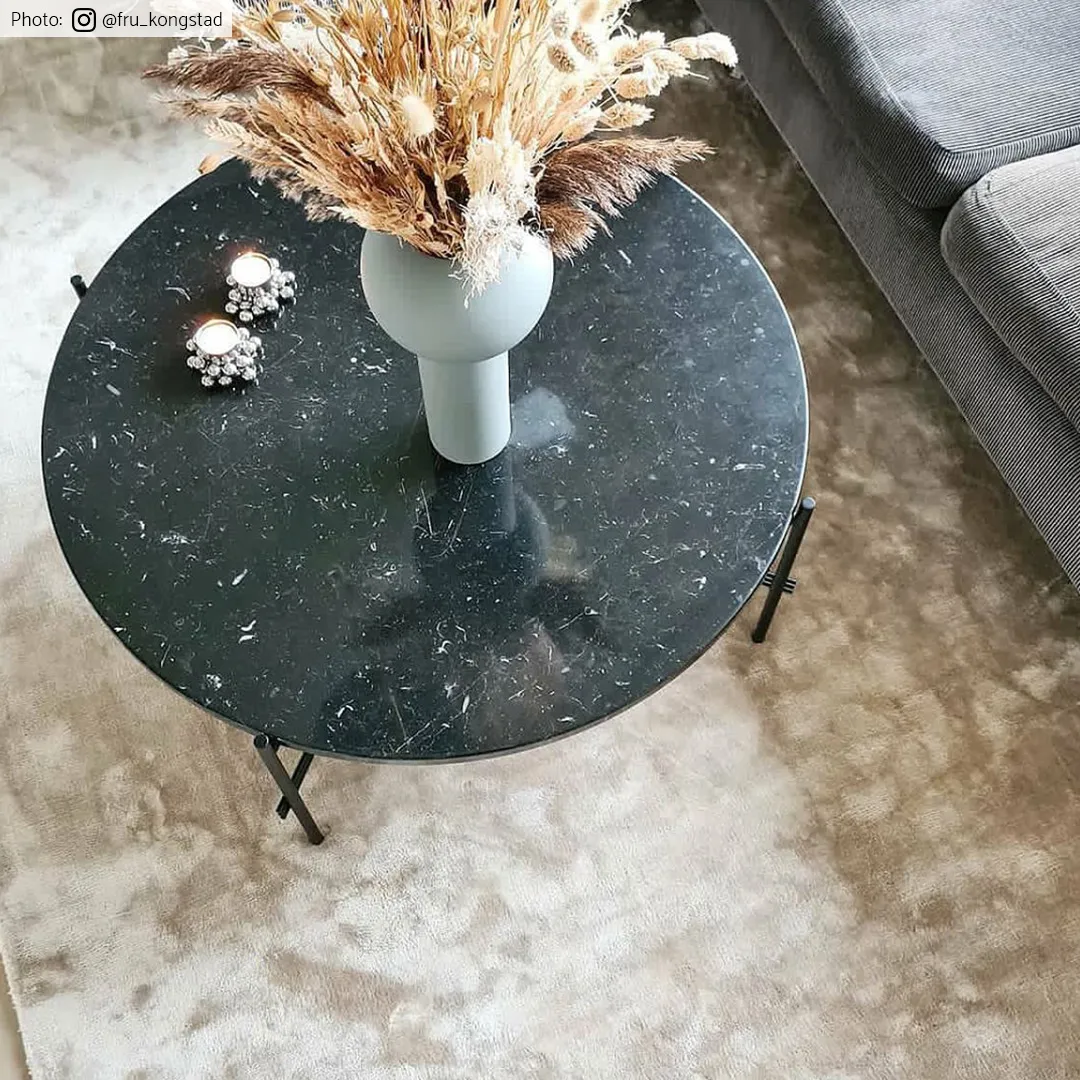 Alfombra de Viscosa - Jodhpur Special Luxury Edition (gris claro/beige)