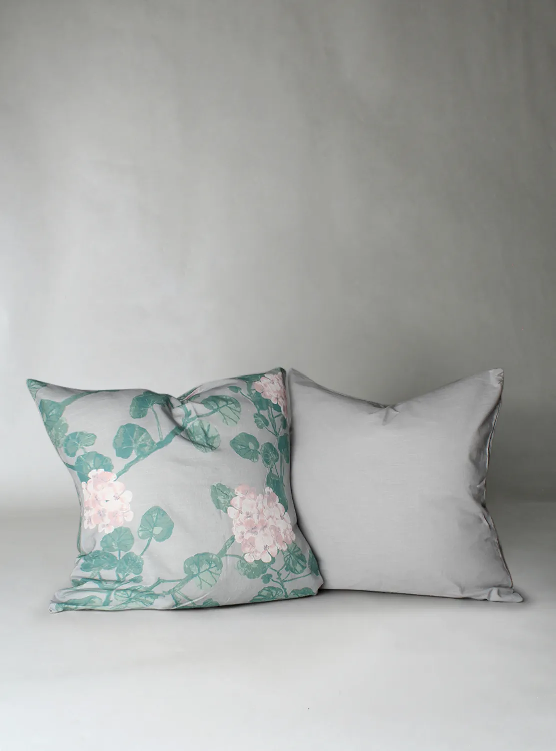 Funda de almohada x 2 - Amara (gris/rosa)