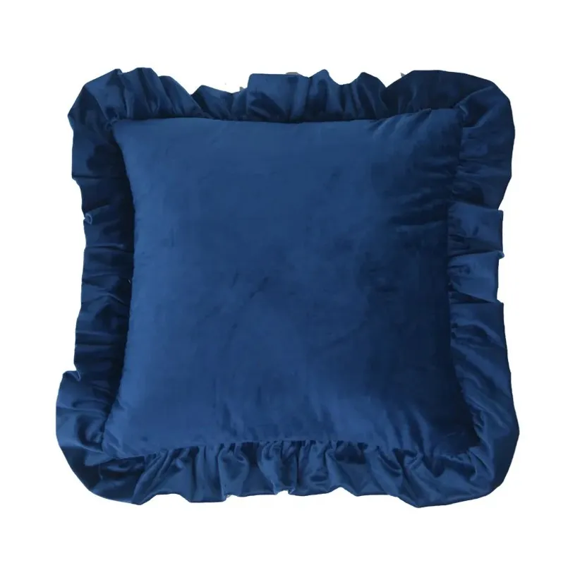 Funda de almohada - Ruffled (azul)