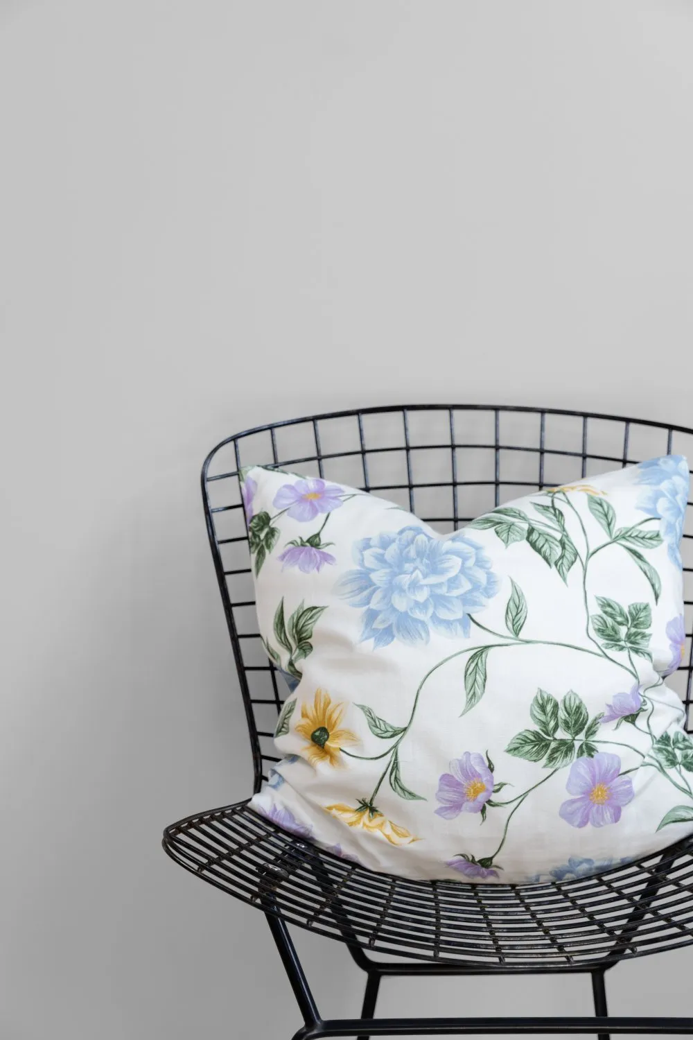 Funda de almohada - Dahlia (azul)