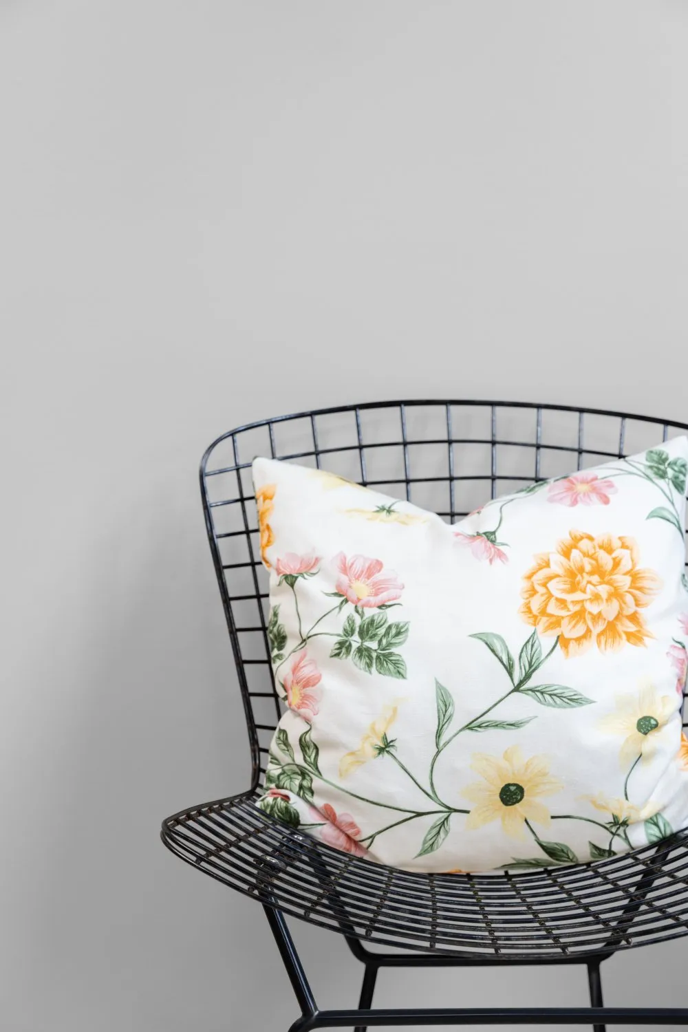 Funda de almohada - Dahlia (naranja)