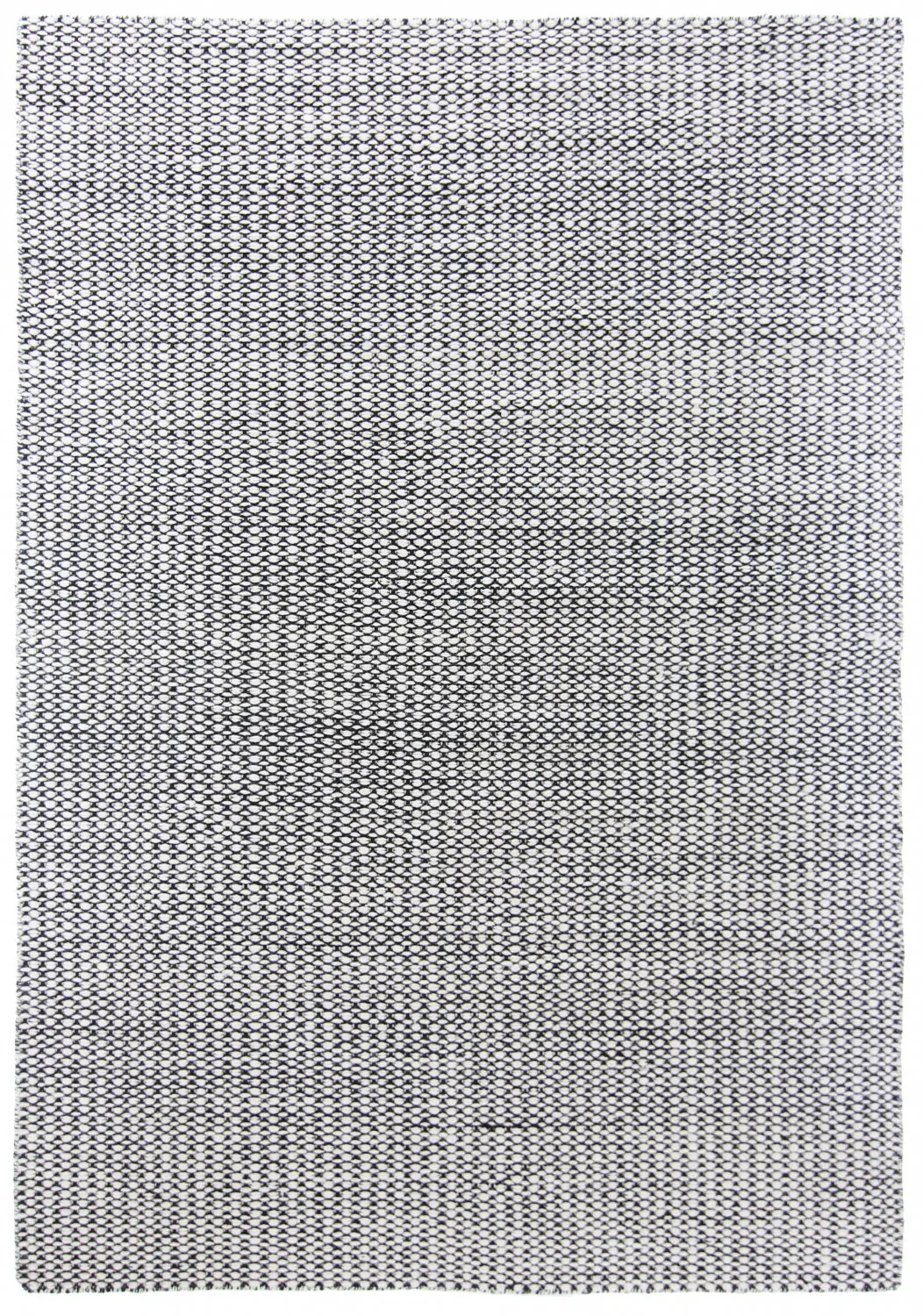 Alfombra de Lana - Delly (negro/blanco)