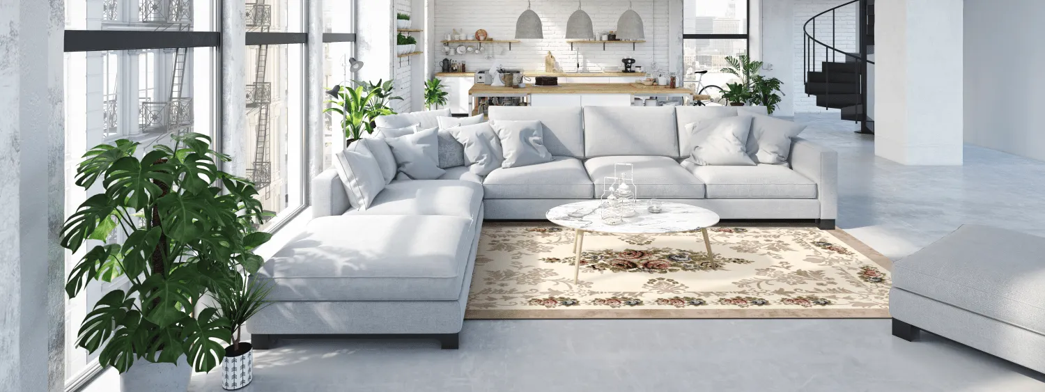 Alfombra Wilton - Delpha (beige/multicolor)