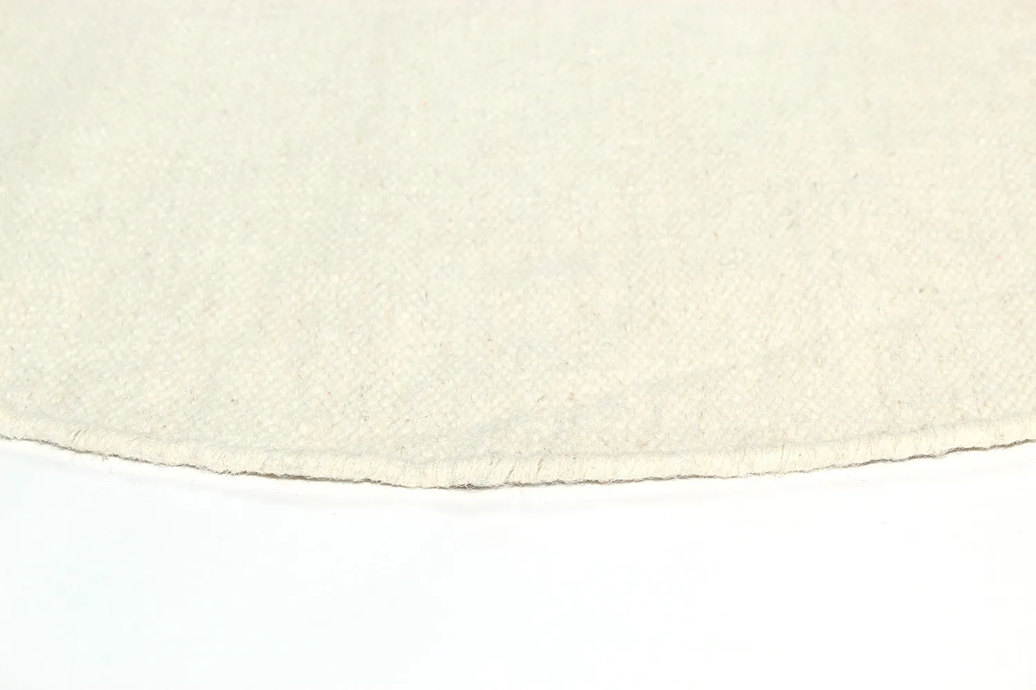 Alfombras redondeadas - Dhurry (blanco)