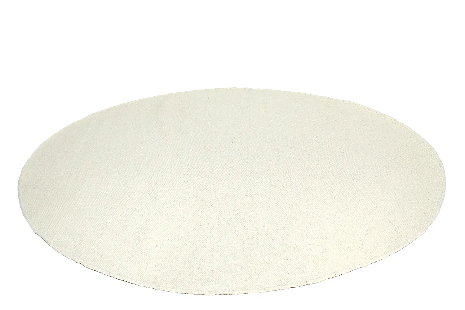 Alfombras redondeadas - Dhurry (blanco)