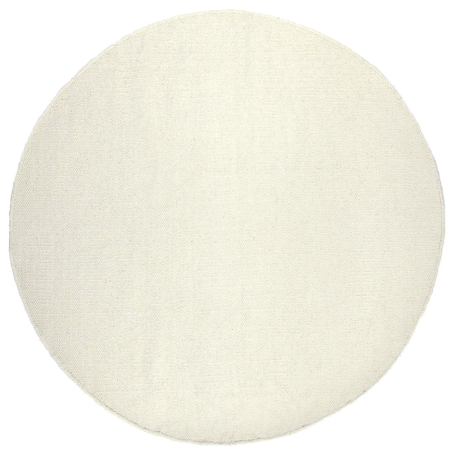 Alfombras redondeadas - Dhurry (blanco)