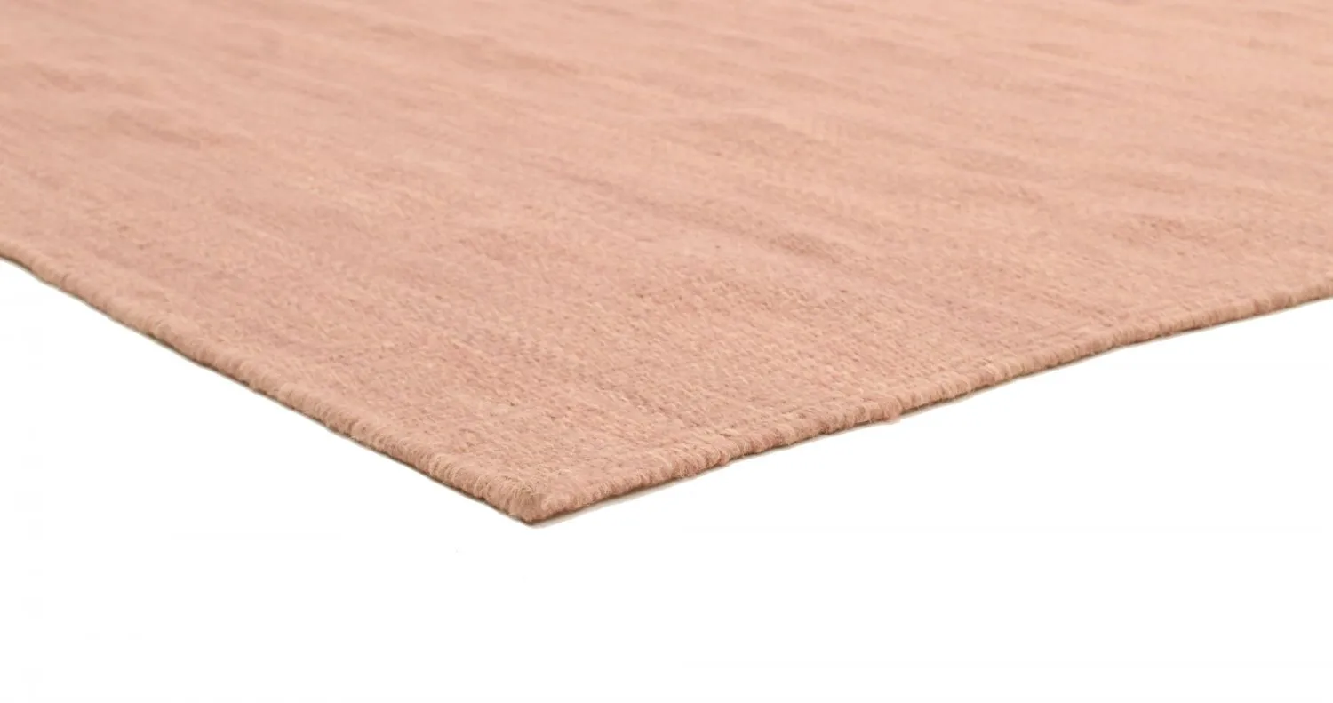 Alfombra de Lana - Dhurry (rosado)