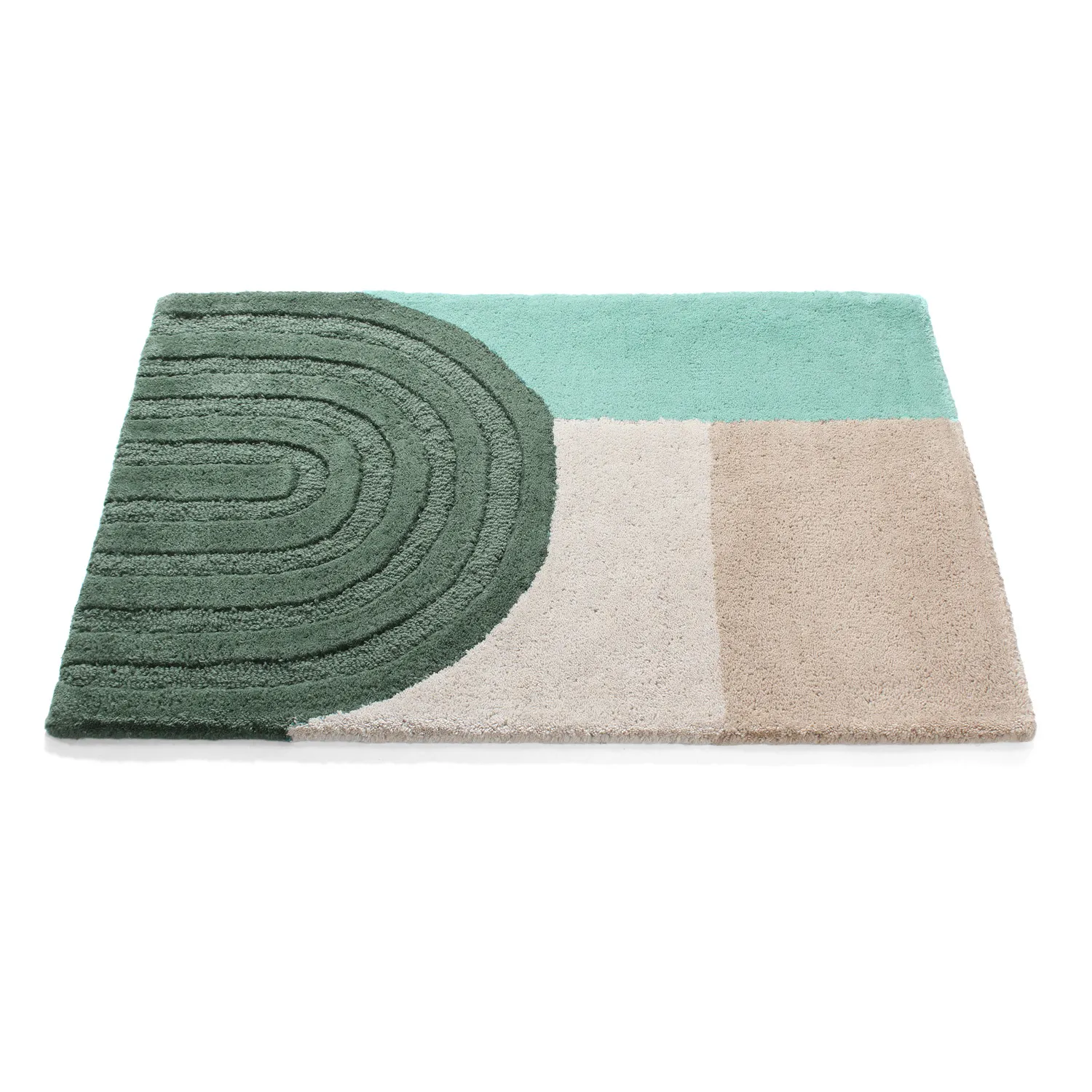 Felpudo - Anila (verde/multicolor)