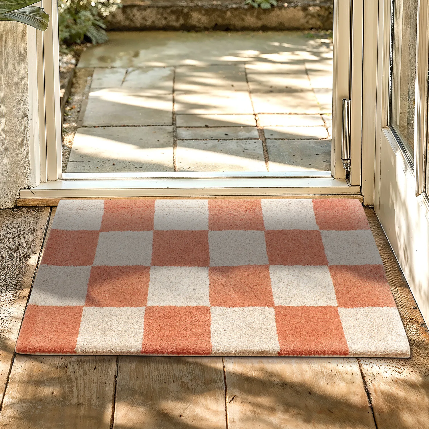 Felpudo - Lovre (rojo/beige)