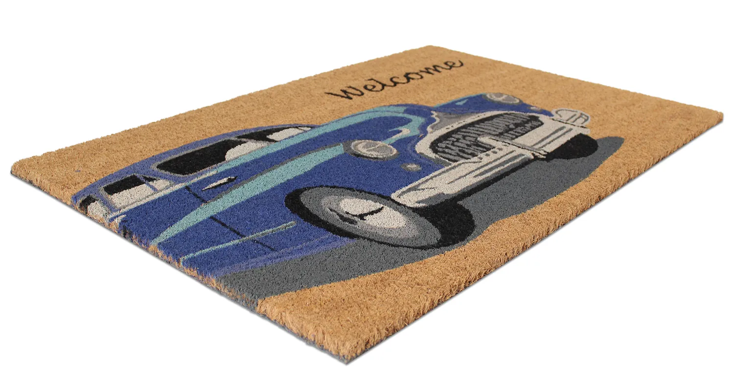 Felpudo - Car (azul)