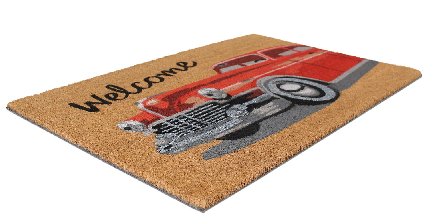 Felpudo - Car (rojo)