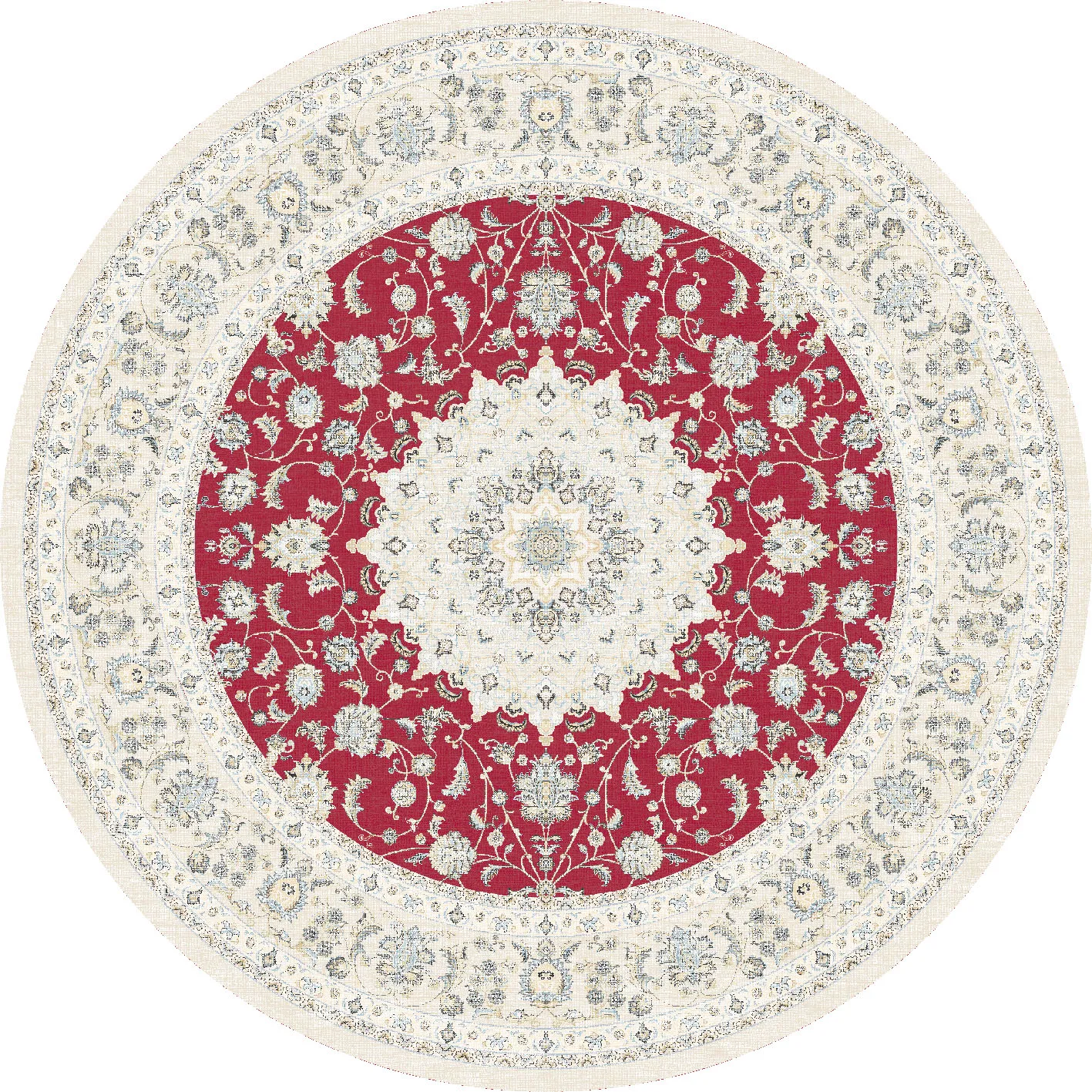 Alfombras redondeadas - Arabella (rojo)