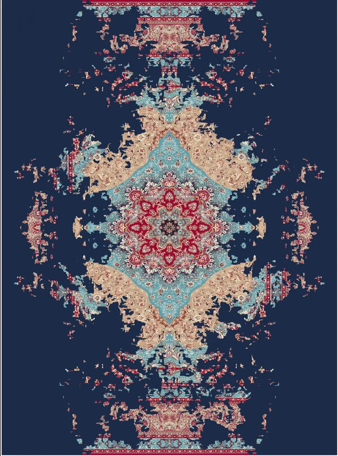 Alfombra Wilton - Murzuk (azul)