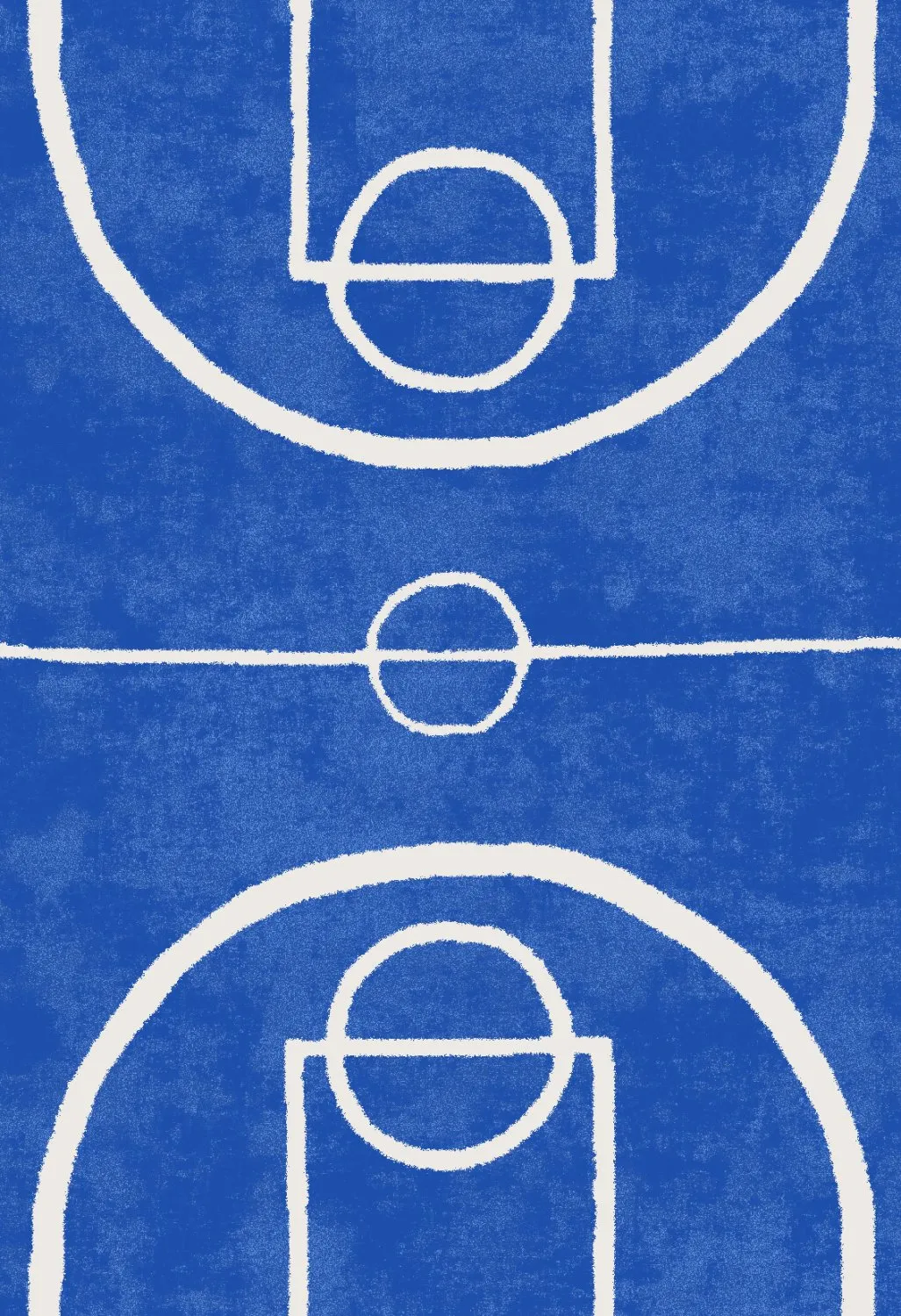 Alfombra infantil - Basket (azul)