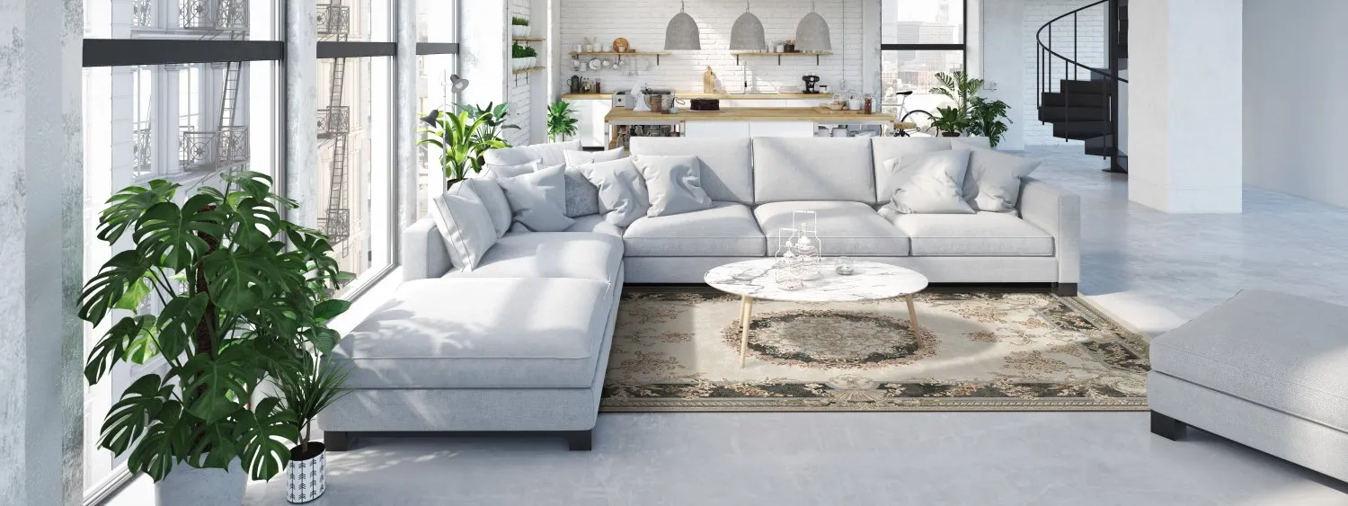 Alfombra Wilton - Marand (gris/beige)