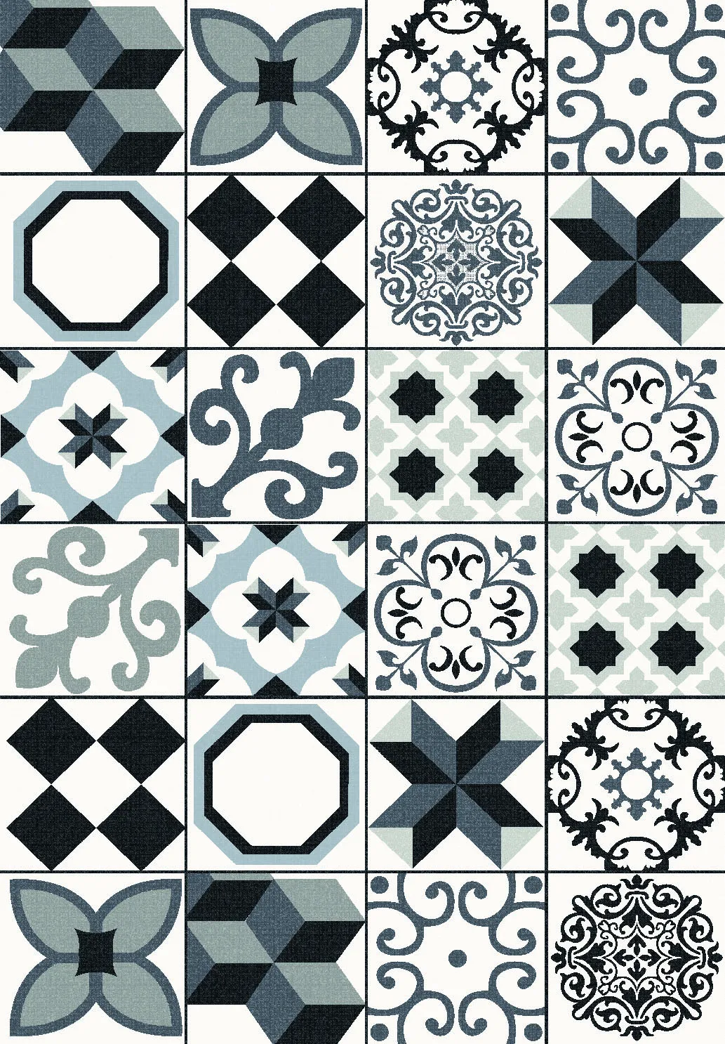 Alfombra Wilton - Avent (beige/negro)