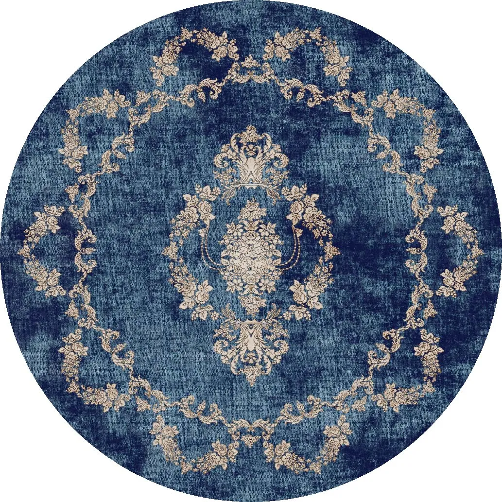 Alfombras redondeadas - Taknis (azul)