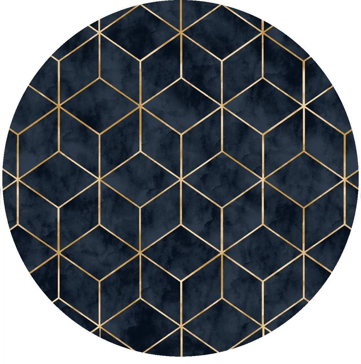 Alfombras redondeadas - Remy (azul oscuro)