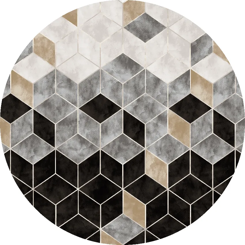 Alfombras redondeadas - Brigooda (gris)