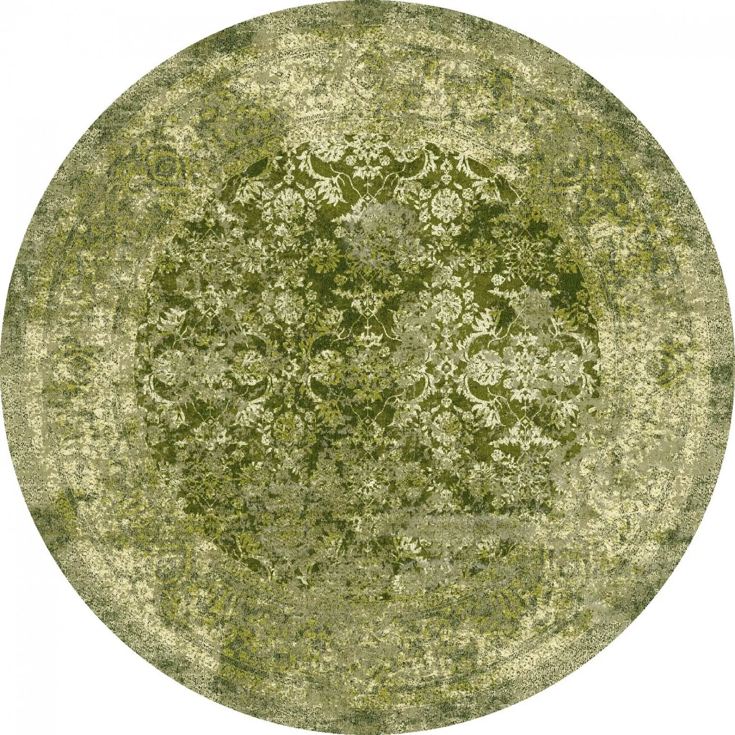 Alfombras redondeadas - Denizli (verde)