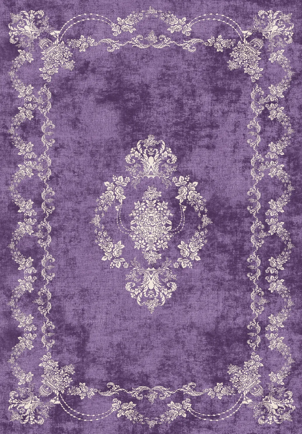 Alfombra Wilton - Taknis (morado)