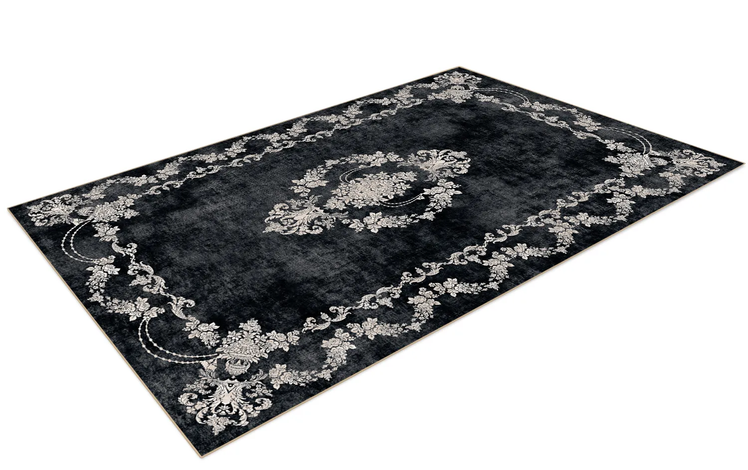 Alfombra Wilton - Taknis (negro)