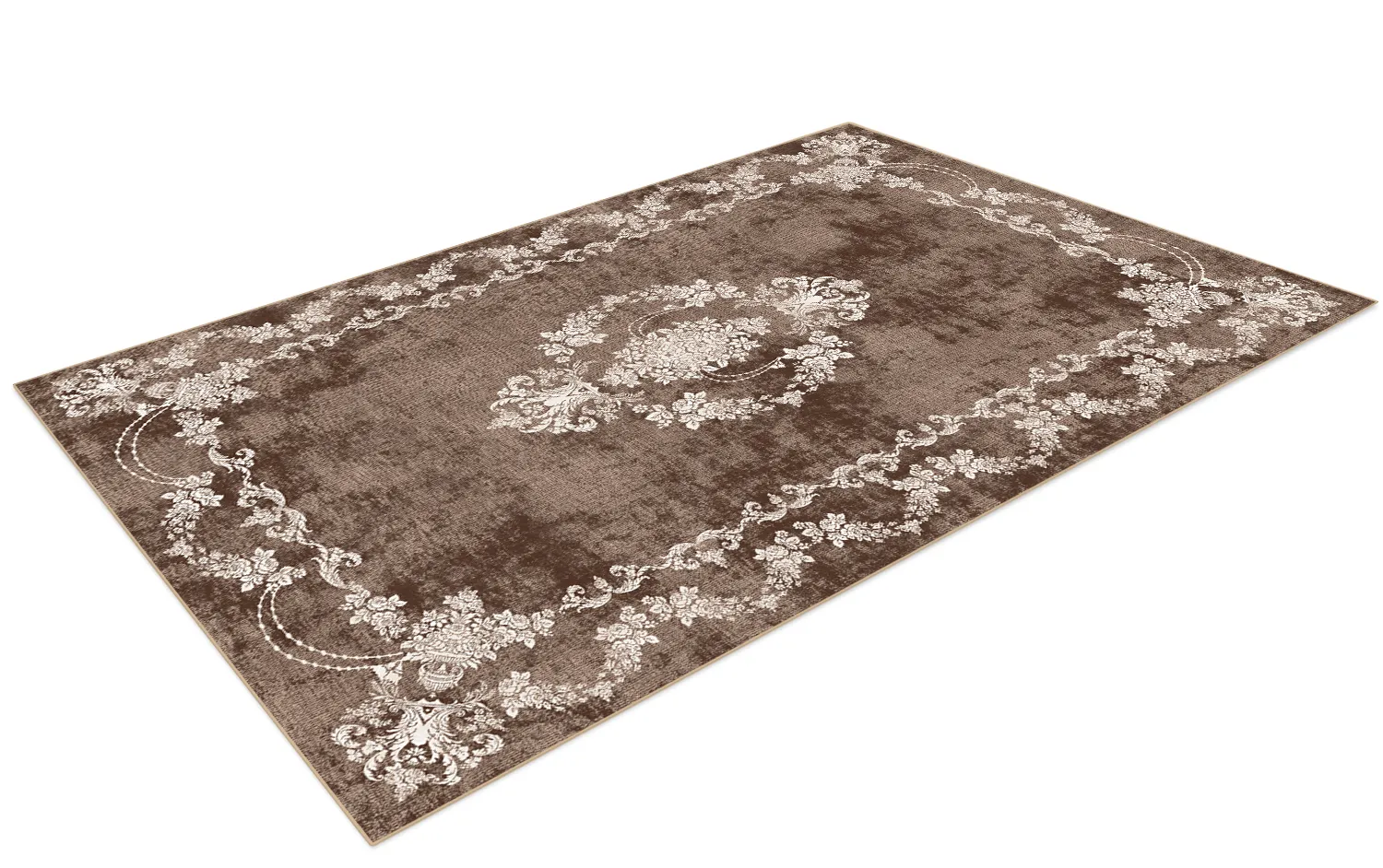 Alfombra Wilton - Taknis (marrón)