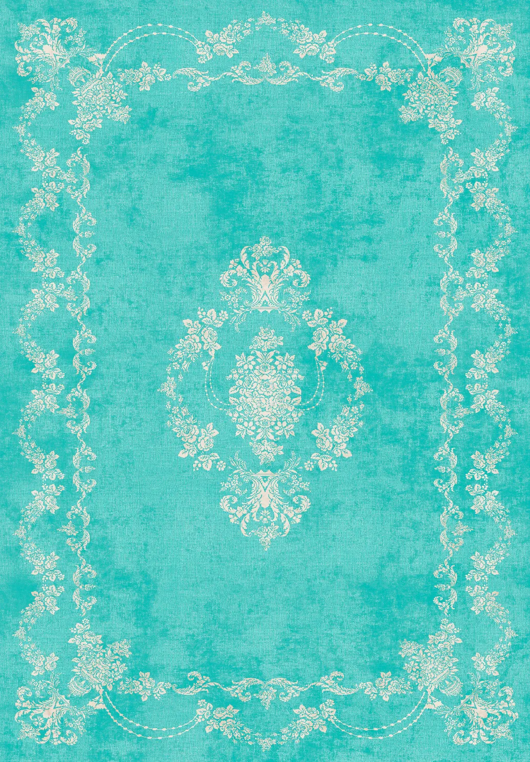 Alfombra Wilton - Taknis (turquesa)
