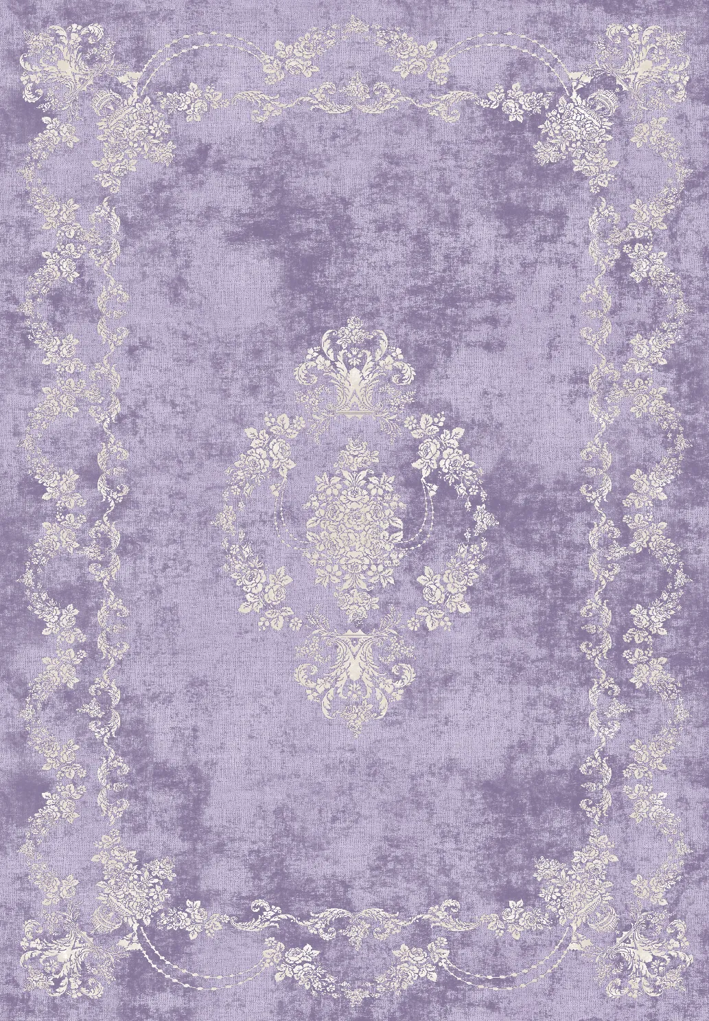 Alfombra Wilton - Taknis (morado claro)