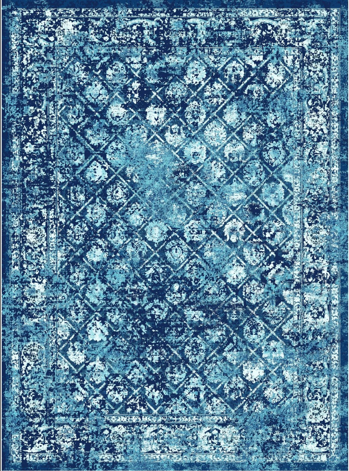 Alfombra Wilton - Douz (azul)
