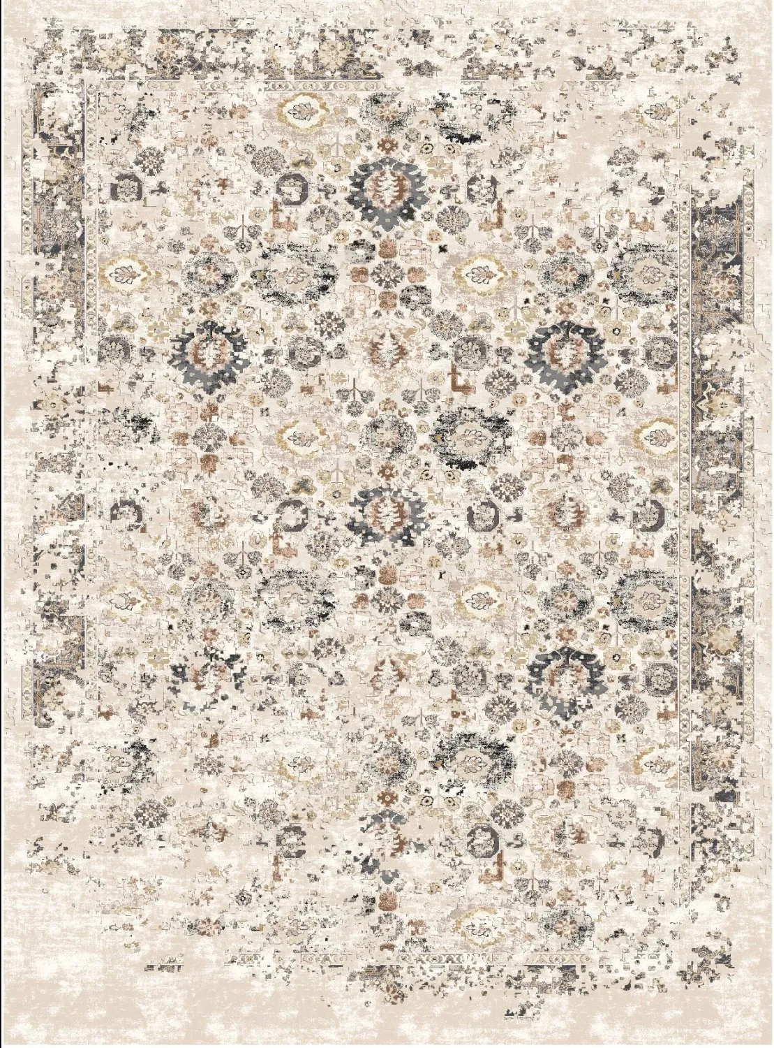 Alfombra Wilton - Toujane (gris)