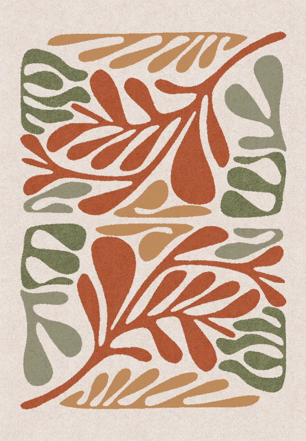 Alfombra Wilton - Fern (beige/multi)
