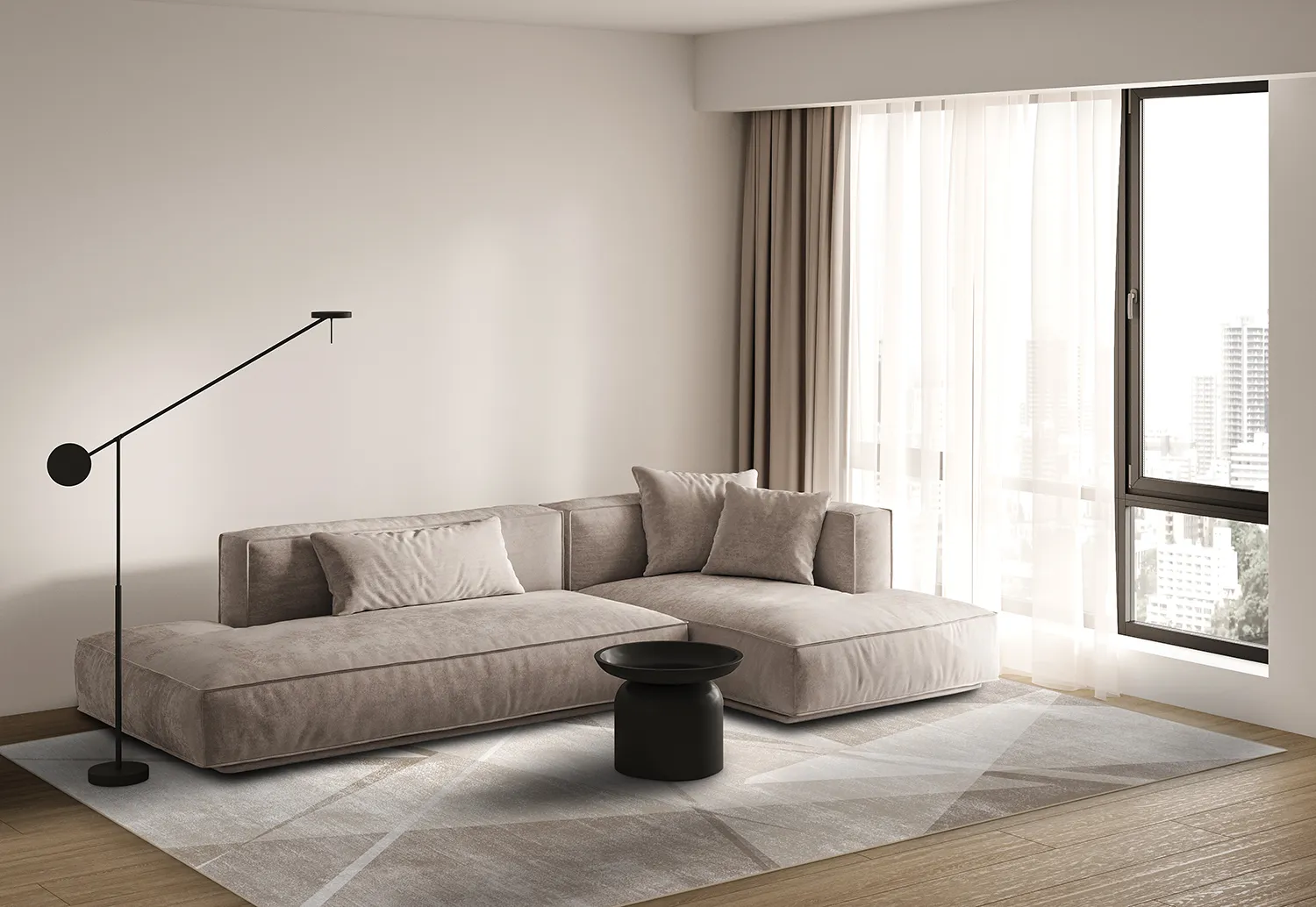 Alfombra Wilton - Lavinia (beige/multi)