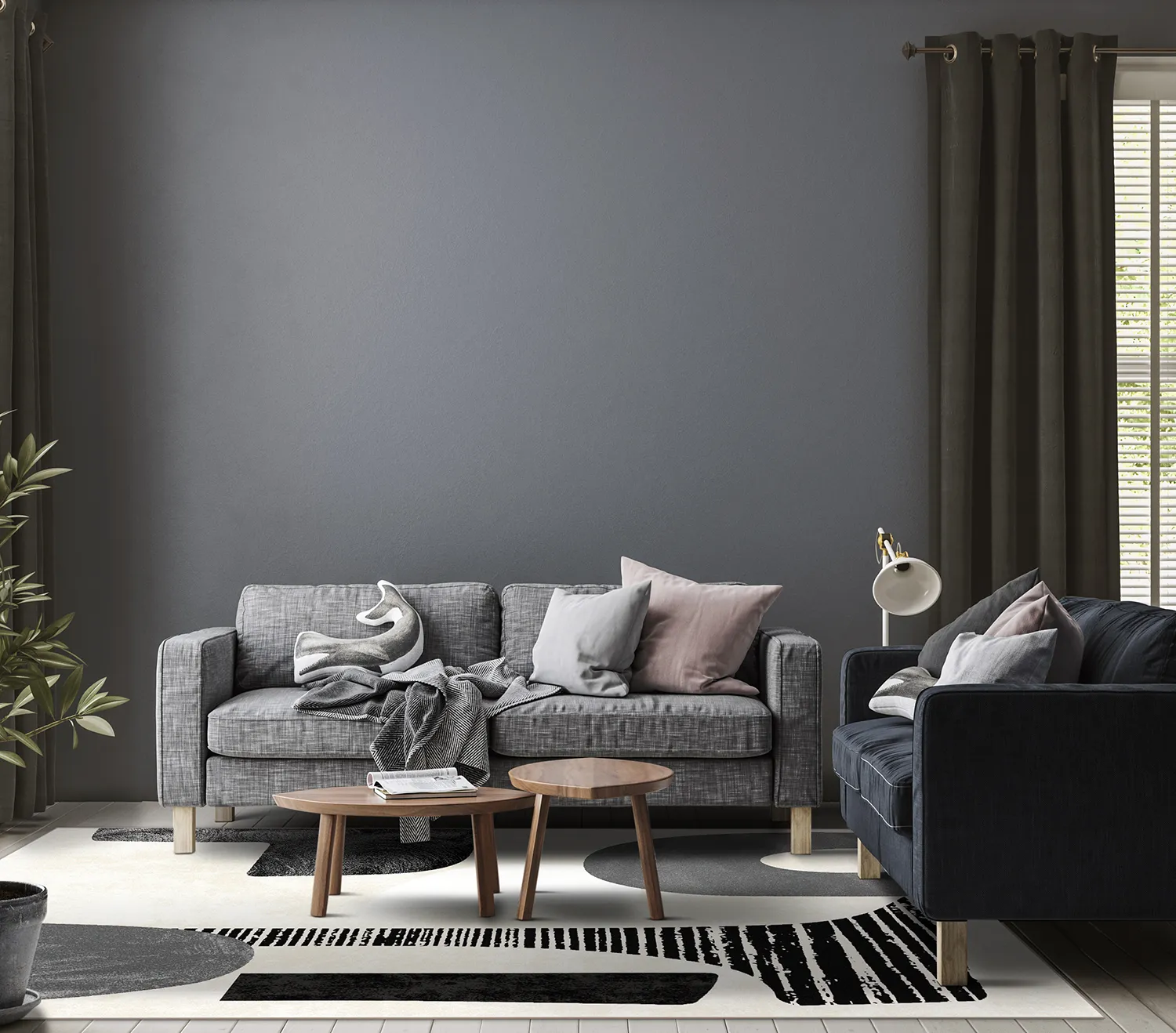 Alfombra Wilton - Suki (beige/negro)
