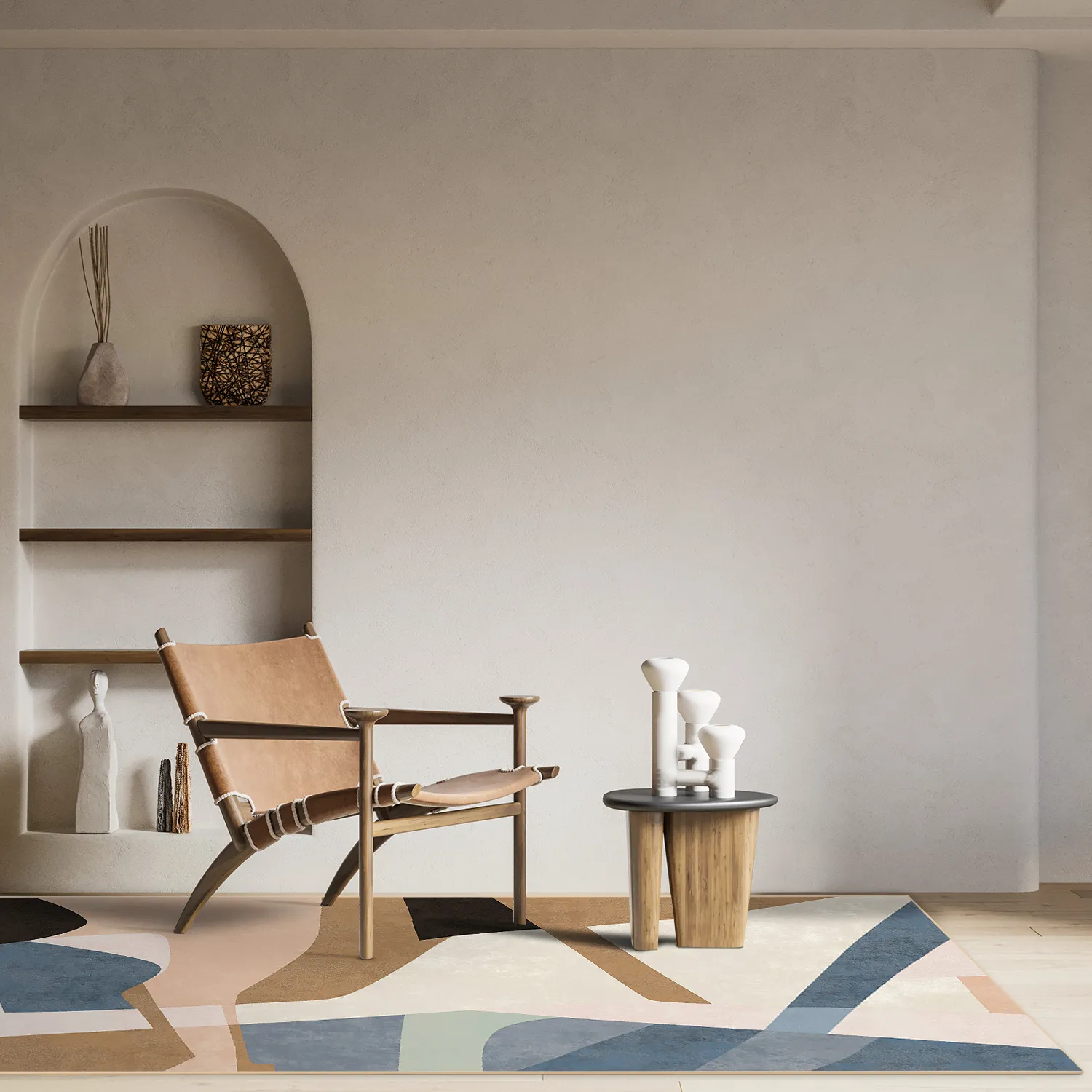 Alfombra Wilton - Jean (beige/multi)