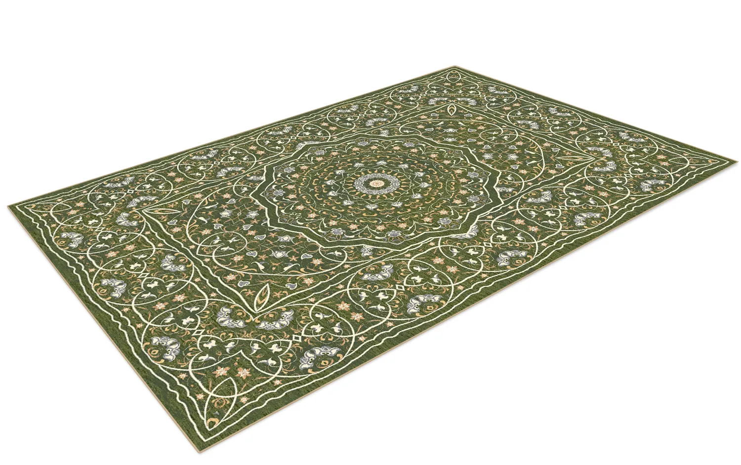 Alfombra Wilton - Yvette (verde)