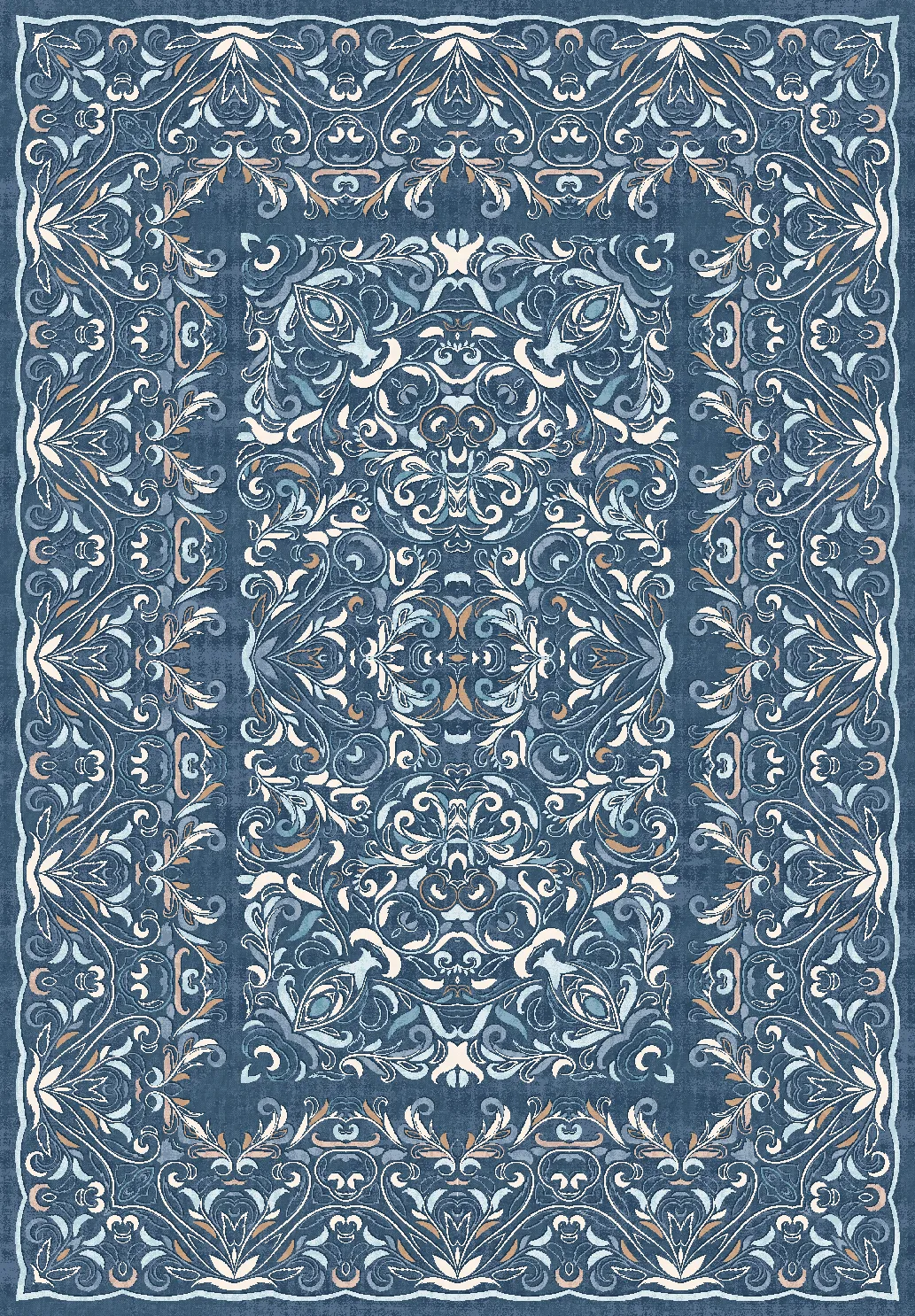 Alfombra Wilton - Cordelia (azul)