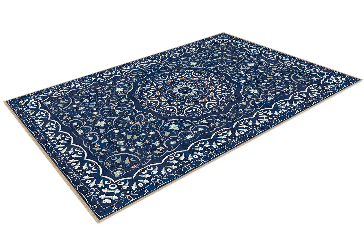 Alfombra Wilton - Theodora (azul)